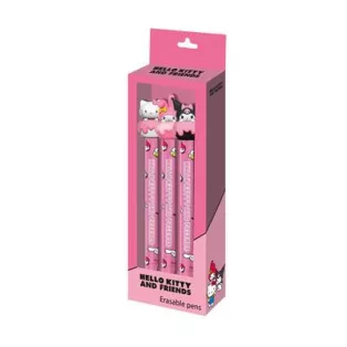 Hello Kitty Mix Set mit 3 Radierbaren Gelstiften-8650