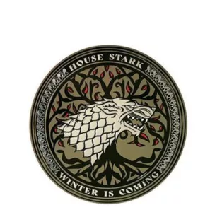Round aluminium plate Stark - Game Of Thrones-MAP6113