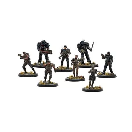 Fallout: Miniatures - Brotherhood of Steel Core Set (Plastic) - EN-MUH01620113
