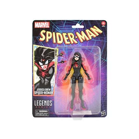 Marvel Legends Series Spider-Man Retro Wave - Spider-Woman-F6569