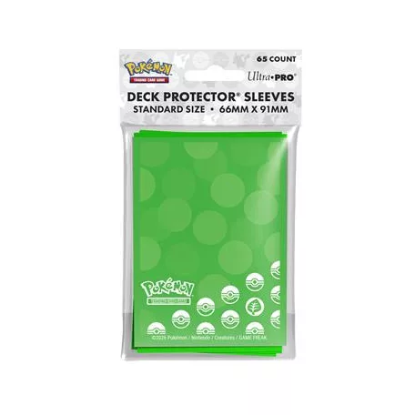 UP - Energy - Grass Type 65ct Deck Protector Sleeves for Pokémon-16742
