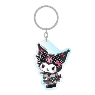 Kuromi - Acrylic Keychain - Pink Black Party Series - 7cm-SAK70465