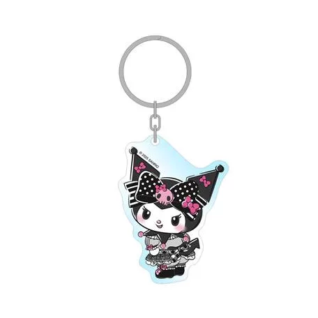 Kuromi - Acrylic Keychain - Pink Black Party Series - 7cm-SAK70465