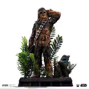 Chewbacca and Tokkat Star Wars Episode VI Art Scale 1/10-LUCSWR130325-10