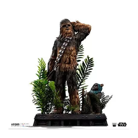 Chewbacca and Tokkat Star Wars Episode VI Art Scale 1/10-LUCSWR130325-10