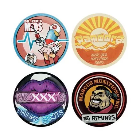 Borderlands Set of 4 Coasters-DPI-BL01