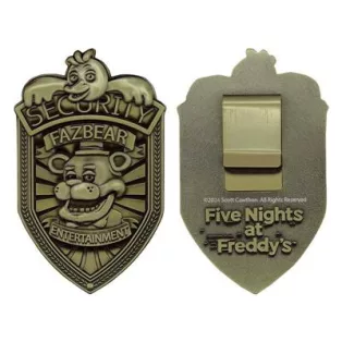 Five Nights at Freddy's Replica Security Badge - Antique Brass Edition-SE-FNAF13