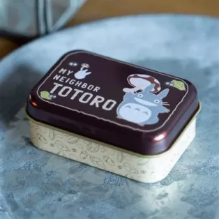 My Neighbor Totoro - Small Metal Box - Totoro Mushroom-SEISEN-14708