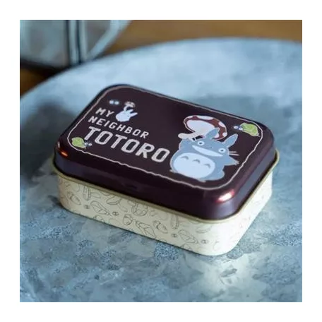 My Neighbor Totoro - Small Metal Box - Totoro Mushroom-SEISEN-14708