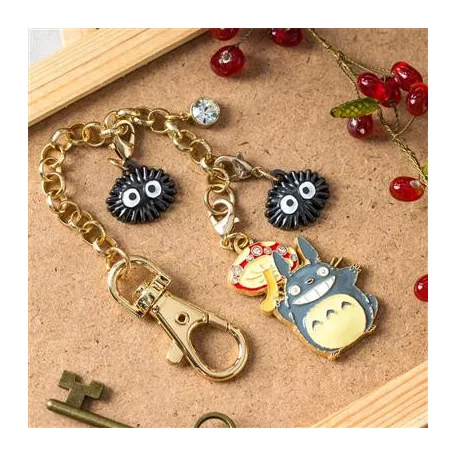 My Neighbor Totoro - Charm Chain Big Totoro & Mushroom-SEISEN-14673