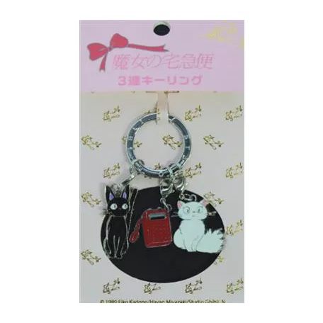 Kiki's Delivery Service - Metal Key Holder Kiki & Lily & Telephone-SEISEN-14648