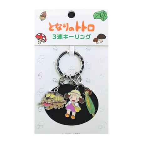 My Neighbor Totoro - Metal Key Holder Mei & Catbus & Corn-SEISEN-14647
