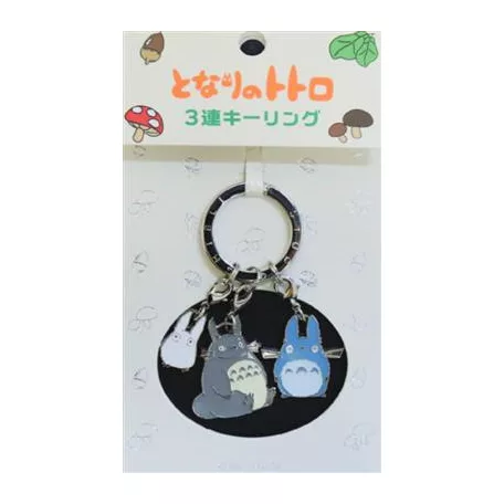 My Neighbor Totoro - Metal Key Holder Big & Middle & Small Totoro-SEISEN-14646
