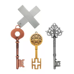 SILENT HILL 2 Set of Replica Keys-KON-SH07