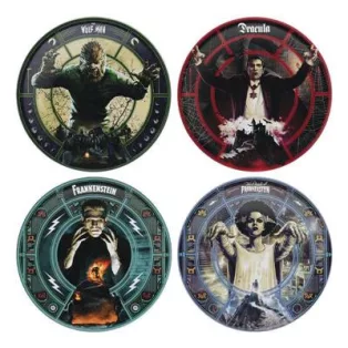 Universal Monsters Set of Four Printed Coasters-UV-UM101