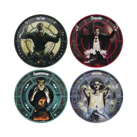 Universal Monsters Set of Four Printed Coasters-UV-UM101