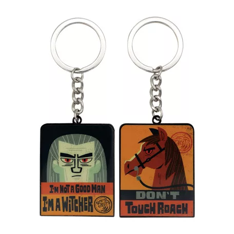 The Witcher and Roach Keyring-NFX-TW07