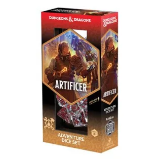 Sirius Dice - D&D Adventure Dice - Artificer: Clear-SDZ2002-27