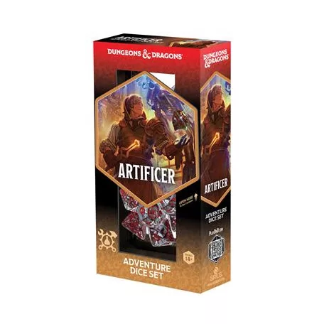 Sirius Dice - D&D Adventure Dice - Artificer: Clear-SDZ2002-27