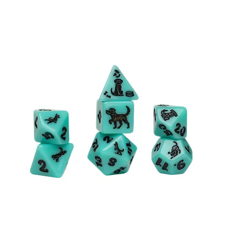 Sirius Dice - Animal Dice Set - Seafoam Shepherd-SDZ0026-01