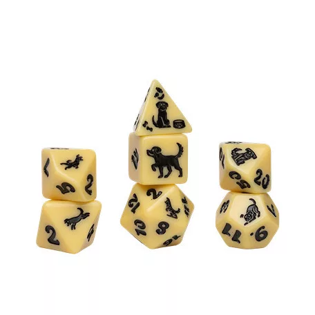 Sirius Dice - Animal Dice Set - Golden Pup-SDZ0026-04