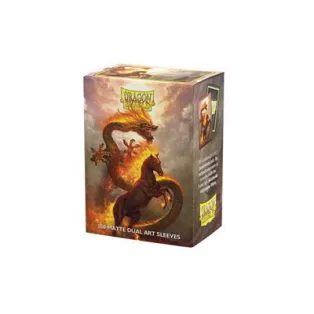 Dragon Shield Standard Dual Art Sleeves - Fire Horse 2026 (100 Sleeves)-AT-12115