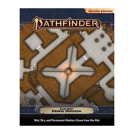 Pathfinder Flip-Mat: Primal Dungeon - EN-PZO11033-FM