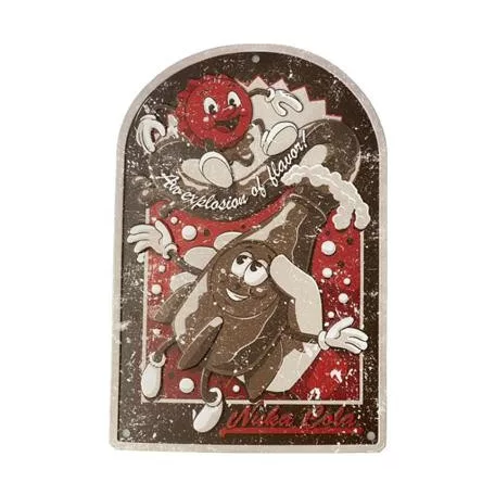 Fallout Nuka Cola Vintage Ad Metal Sign-1136732