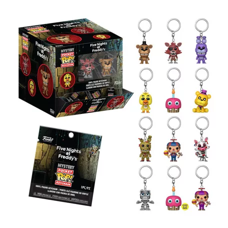 POP Keychain: FNAF Classic- 12pc PDQ-FK86118