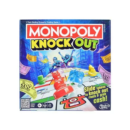 Game Monopoly Knockout [Importer label on product]-F8995