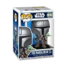 Funko POP! Star Wars: The Mandalorian with Grogu (On Back)-FK90443