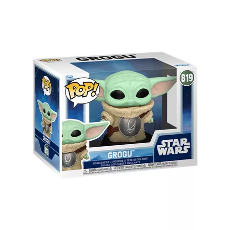 Funko POP! Star Wars: Grogu with Mudhorn Chest Armor-FK90447