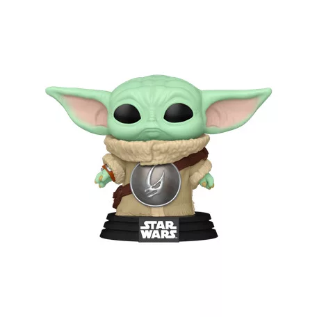 Funko POP! Star Wars: Grogu with Mudhorn Chest Armor-FK90447