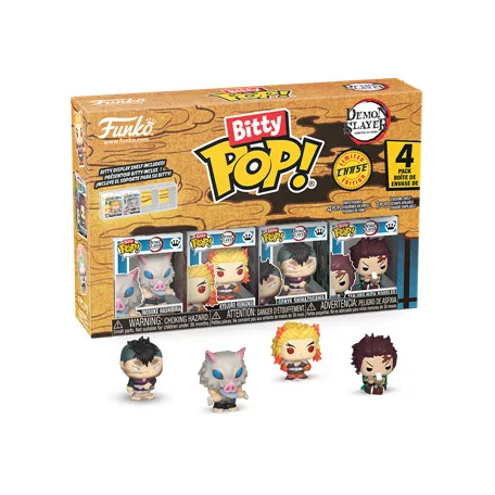 Funko Bitty POP! Demon Slayer - Inosuke 4pk-FK86951