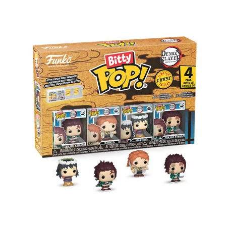 Funko Bitty POP! Demon Slayer - Tanjiro 4pk-FK86952