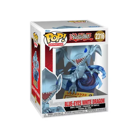 Funko POP! Premium: YGO - Blue Eyes DRG (Card)-FK86608