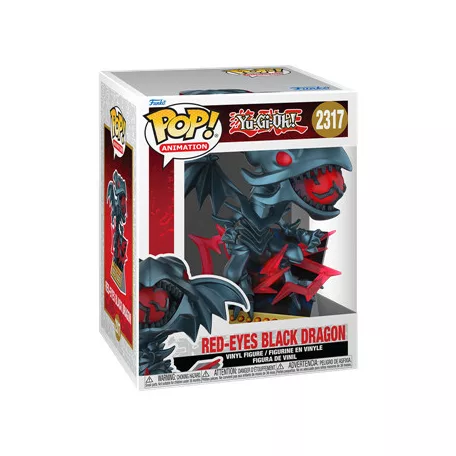 Funko POP! Premium: YGO - Red Eyes DRG (Card)-FK86609