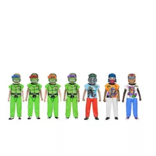 Ben Cooper - TMNT (1987 Cartoon) x Ben Cooper - 6" Clothed Figure - Assortment (14)-NE43180-01