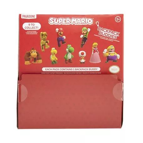 Super Mario Backpack Buddies CDU of 24pcs-PP3136NNV3