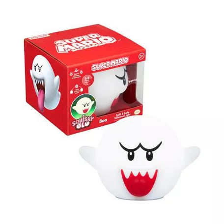 Super Mario Boo SquishyGlo Silicone Light Rechargeable-PP13137NN
