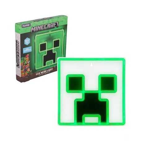 Minecraft Creeper Wall Mountable LED Neon Light-PP14020MCFVN