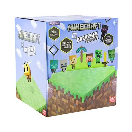 Minecraft Backpack Buddies CDU 24pcs-PP10844MCFV2