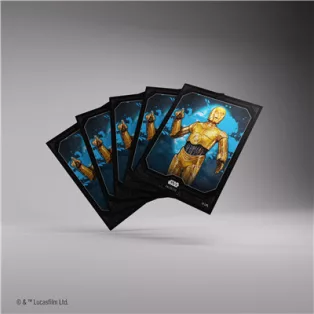 Gamegenic - Star Wars: Unlimited - A Lawless Time - Premium Art Sleeves - C-3PO-GGS15129ML