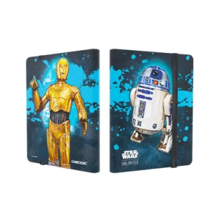 Gamegenic - Star Wars: Unlimited - A Lawless Time - 18-Pocket Album - C-3PO/R2-D2-GGS32048ML