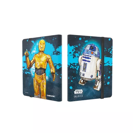 Gamegenic - Star Wars: Unlimited - A Lawless Time - 18-Pocket Album - C-3PO/R2-D2-GGS32048ML