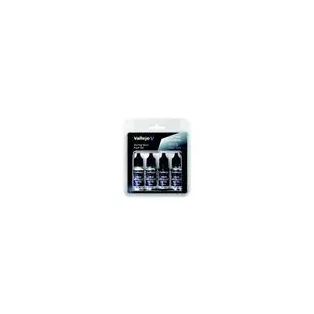 Vallejo - TMM / Set 4 colors - Sterling Silver Paint Set-77251
