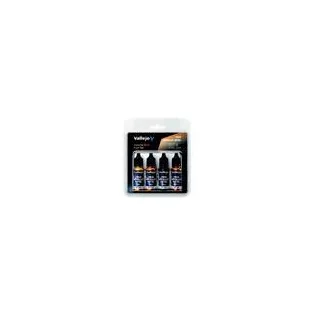 Vallejo - TMM / Set 4 colors - Imperial Gold Paint Set-77252