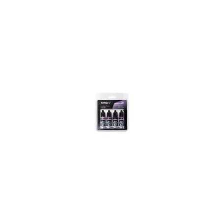 Vallejo - TMM / Set 4 colors - Amethyst Purple Paint Set-77255