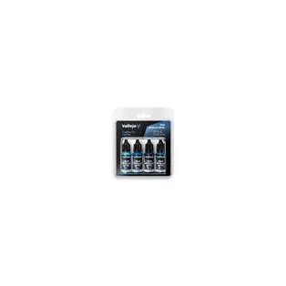 Vallejo - TMM / Set 4 colors - Sapphire Blue Paint Set-77256