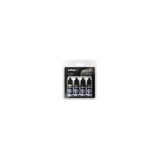 Vallejo - TMM / Set 4 colors - Aged Metal Paint Set-77258